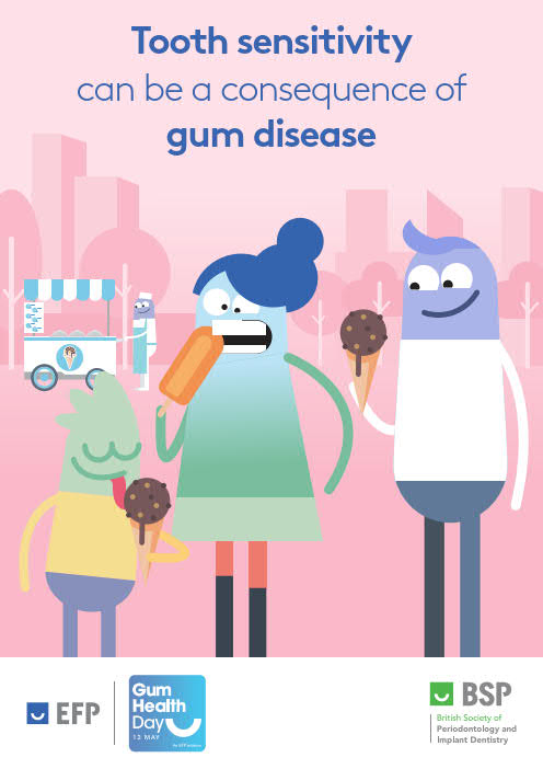 Tooth sensitivity can be a consequence of gum disease